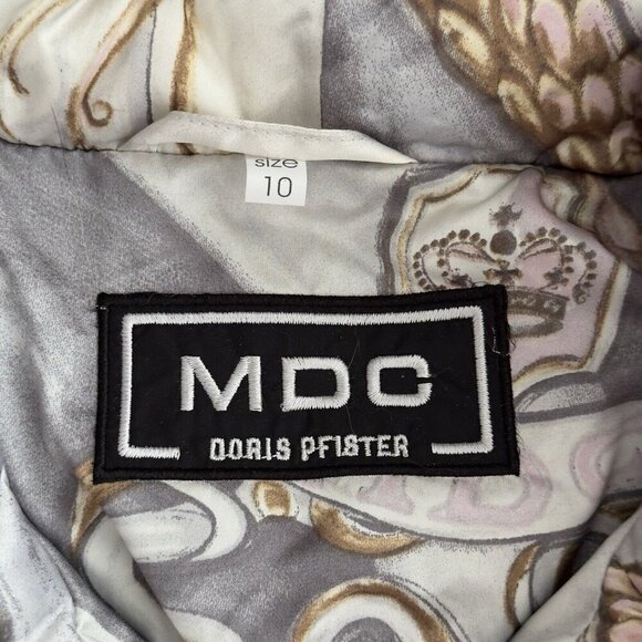 NEW Women MDC Doris Pfister Ski Puffer Jacket Cocoon Fur Fairy Coat Us 10 EU 40 - Picture 9 of 16